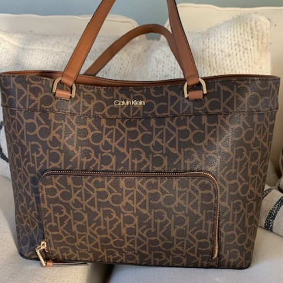Calvin Klein Handbags - Calvin Klein Women's Louise Monogram Tote